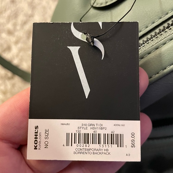 🍃Deep Green Leather Mini Backpack - Picture 7 of 9